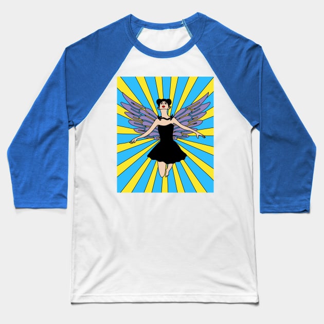 Fairies Magic Dust Enchanting World Baseball T-Shirt by flofin